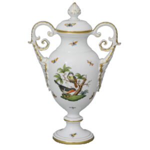 گلدان فانتزی طرح پرنده درب دار
