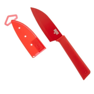 چاقو ساطوری کوچک santoku قرمز