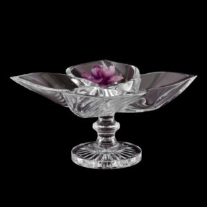 اردوخوری 4 قسمتی با گل سفید ارغوانی